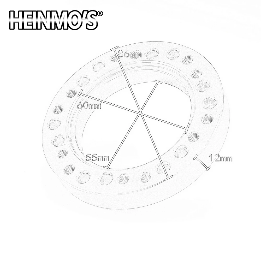 12mm CNC Aluminum Car Steering Wheel Hub Boss Kit Adapter Spacer Universal Cars Accessories Steer Wheel Hole Adapter Purple
