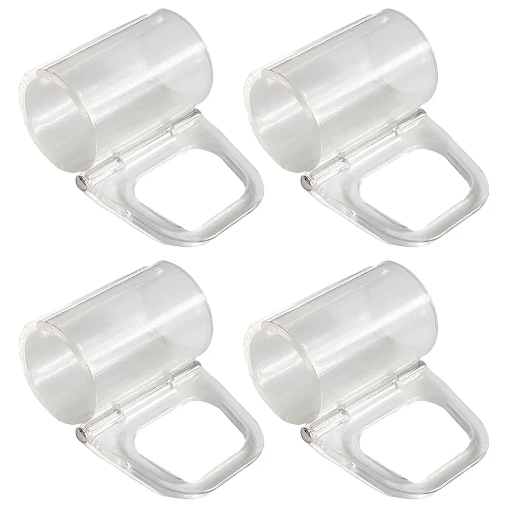 Clear Folding Curtain Hook Handle Window Valance Clips Simple Horizontal Blind Sponge Holder