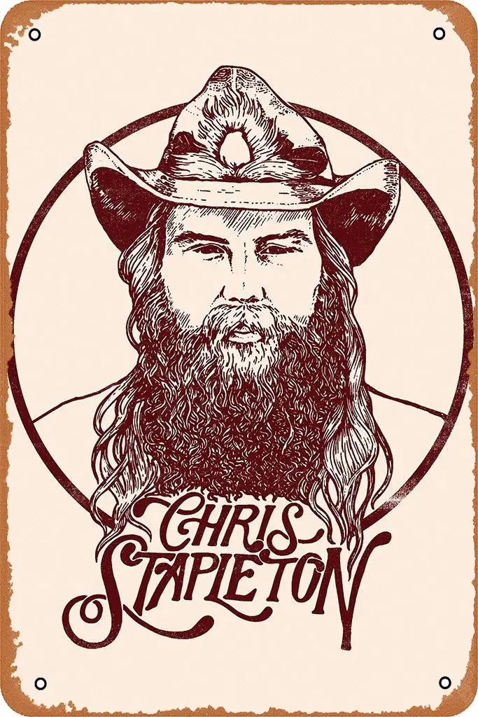 Zuhhgii Chris Stapleton Fan Art Poster Celebrities & Musicians 12