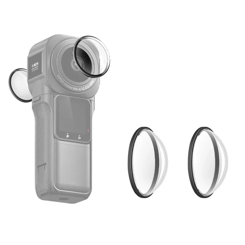 กล้องพาโนรามาเลนส์ยาม PC ฝาครอบป้องกันสําหรับ Insta360 ONE ฿ 1 นิ้วเลนส์ป้องกันฟิล์ม