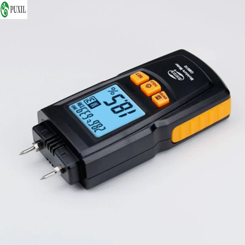 Digital LCD display wood moisture meter humidity tester portable wood moisture meter GM605