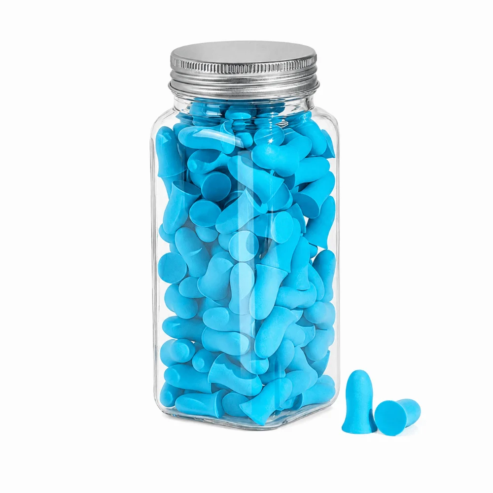 60/120PCS Multicolor Sponge Earplugs Slow Rebound Sponge Travel Earplugs Sound Insulation Soft Noise Reduction Earplugs