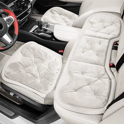 Car Seat Cushion Autumn and Winter Warm Seat Cushion Cover One Piece Thick Plush Cushion Car Seat Cushion Car Interior Supplies