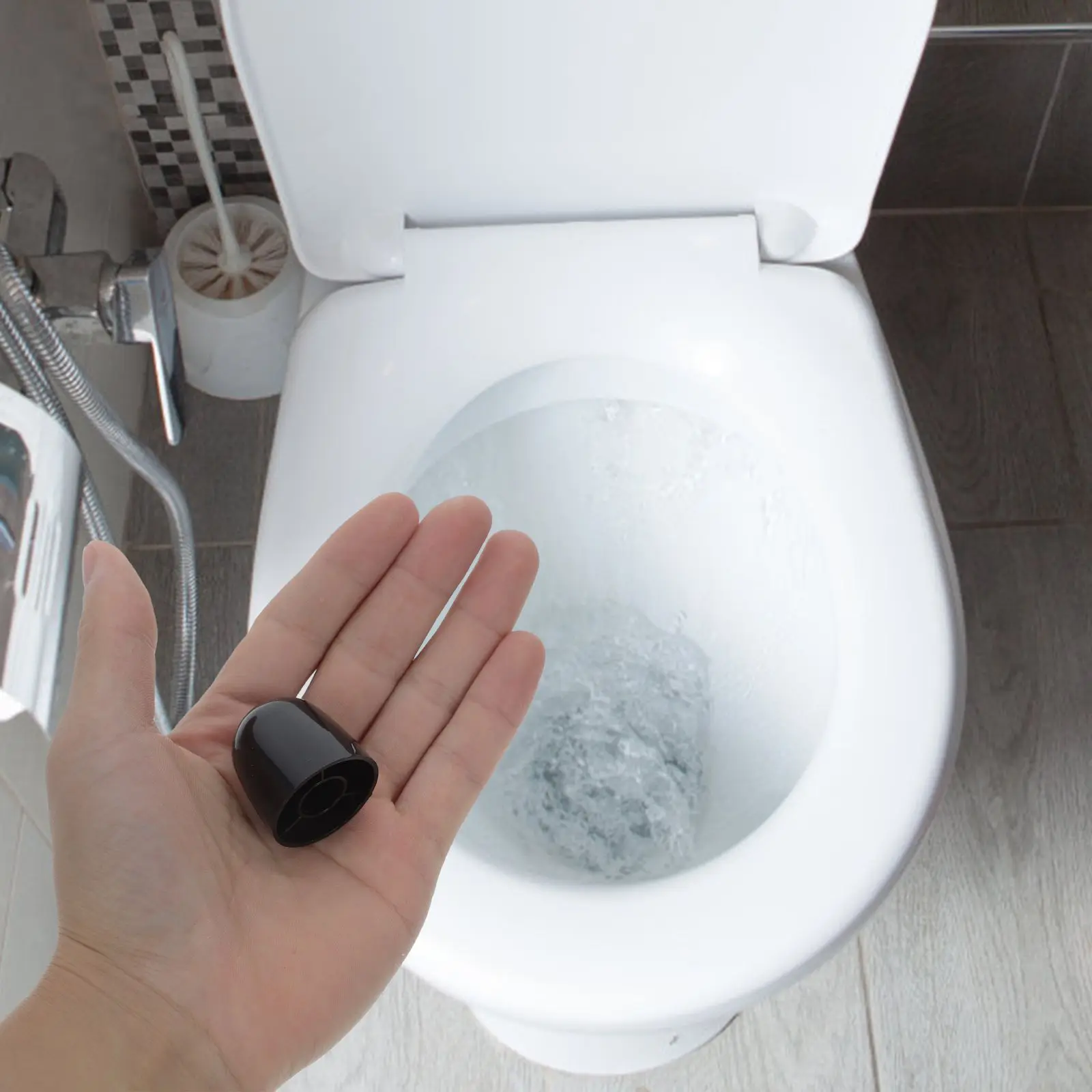 4 Pcs Screw Decorative Cover Toilet Floor Bolt Caps Bathroom Accessories Universal Abs Easy Clean Hide Fasteners Simple