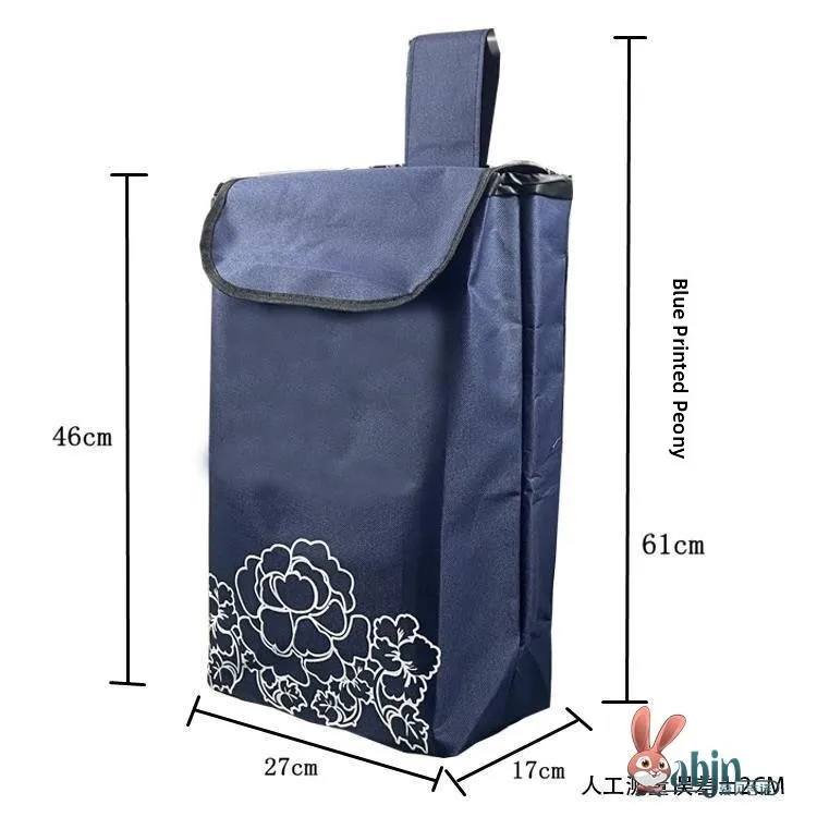 

New Ox Cloth op Cart Small Hand-Pulled Lage Climbing Stairs Hand-Powered op Cart Bagging Bag