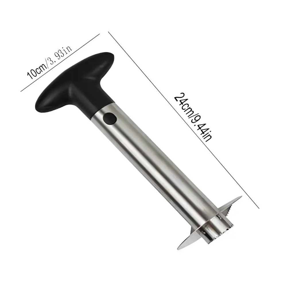 1pc Durable Stainless Steel Pineapple Cutter Peeler, Manual Twist Core Remover for Homemade Slices YMY