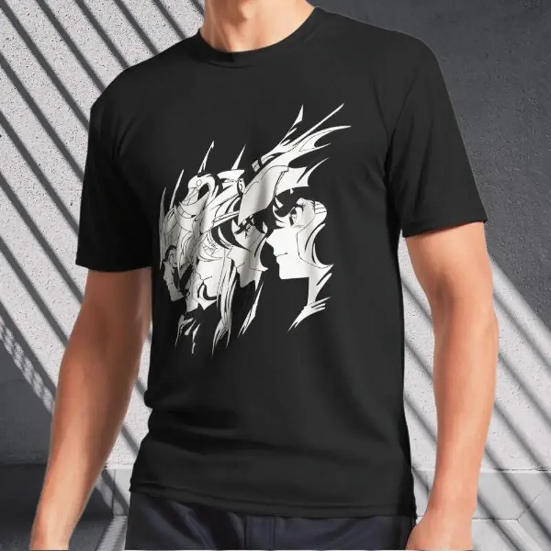 Saint Seiya bronze knights Active T-Shirt Logo Men's T-Shirt Funny Size S to 5XL