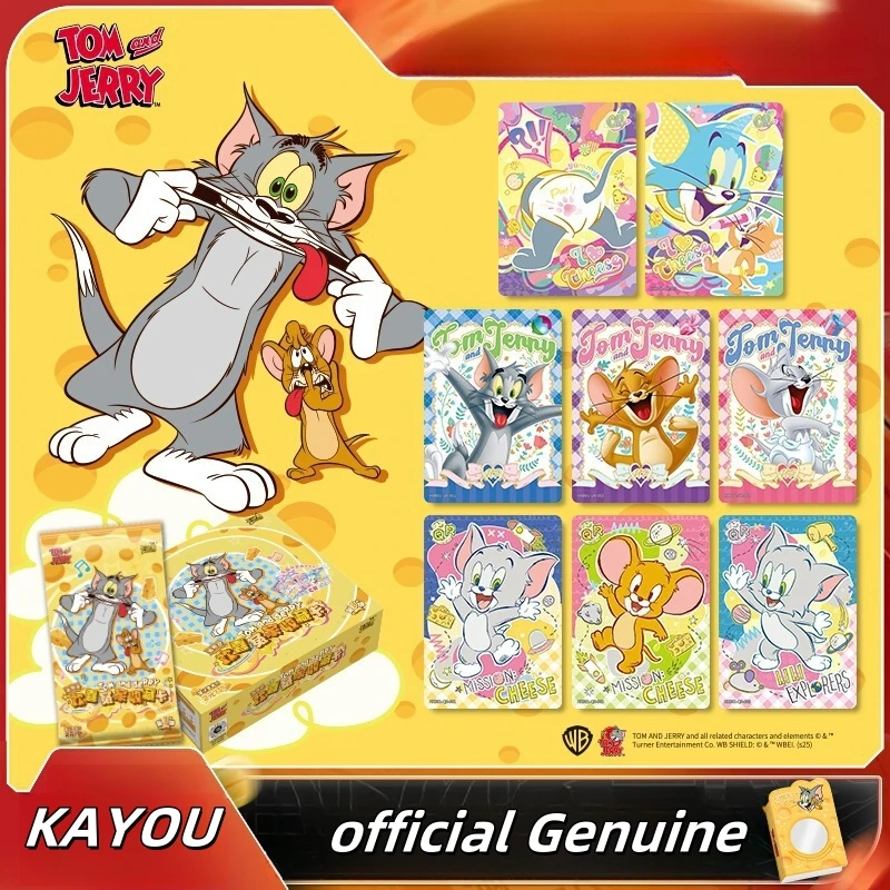 Kayou Tom und Jerry Joy Enemy Sammelkartenkarte, offizielle echte Anime-Umgebungskarten, Sammlerstücke, zartes Geschenkspielzeug