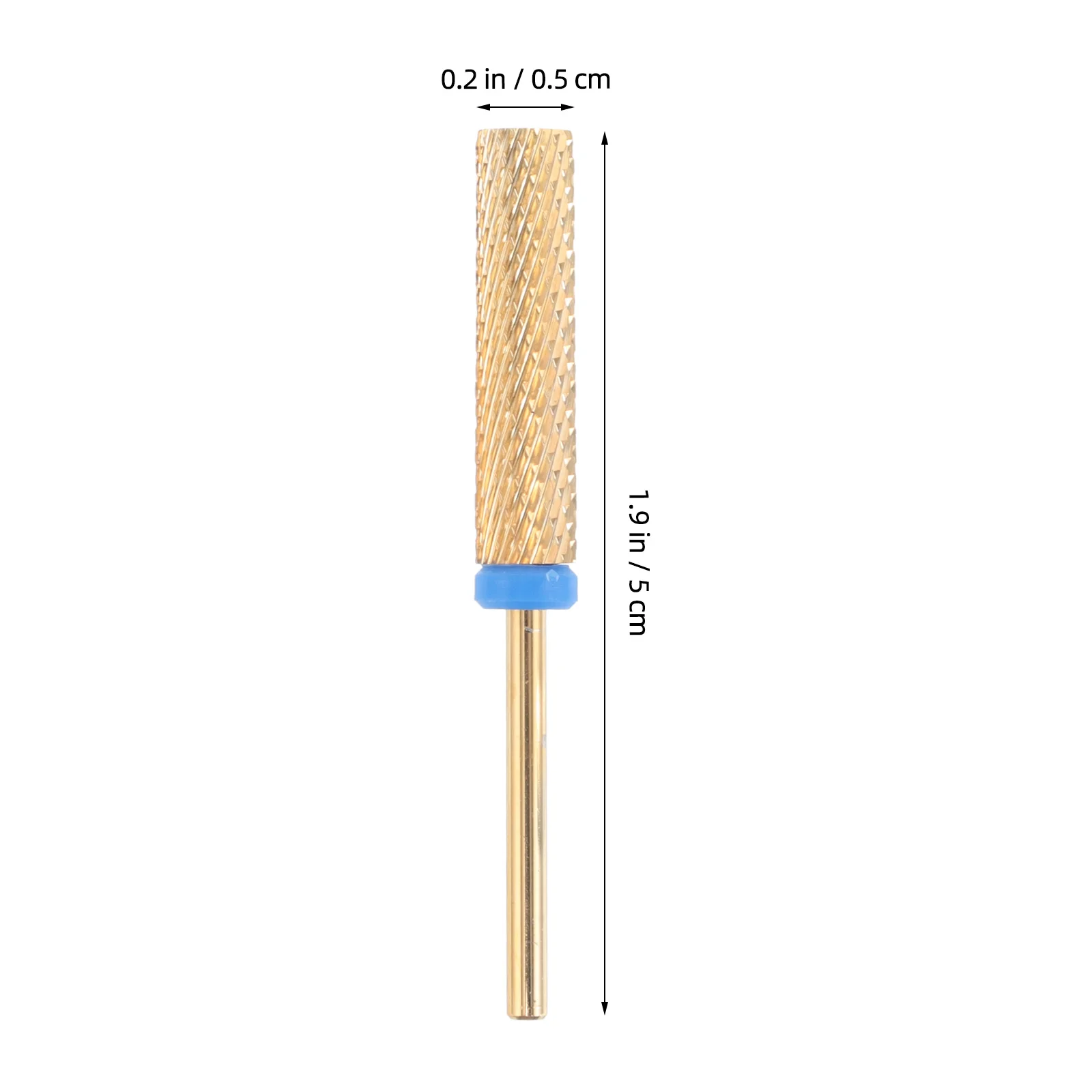 Cilindro prego broca carboneto de tungstênio plana superior longo barril para gel acrílico arte do prego manicure remoção cutícula lixar
