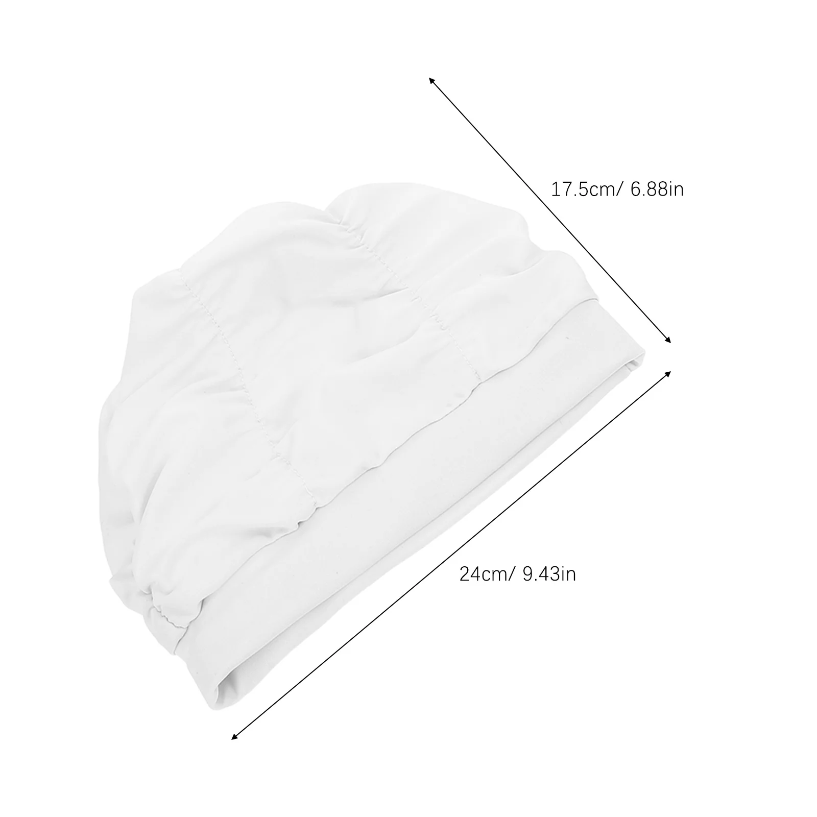 2 قطعة قبعات السباحة مطوي السيدات مرونة الشعر الطويل سريعة الجافة الأشعة فوق البنفسجية حماية قبعات السباحة للنساء بركة الشاطئ قبعة السباحة للنساء