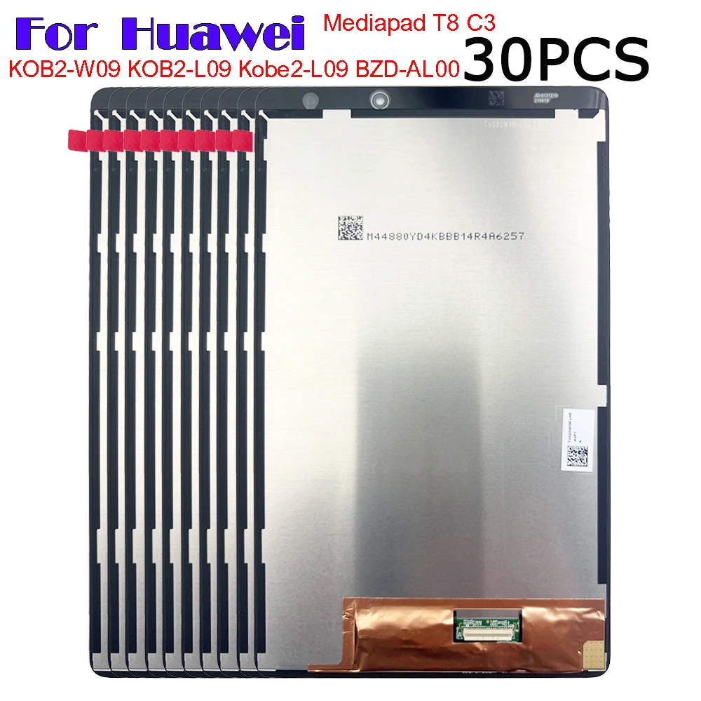 

30PCS NEW For Huawei MatePad T8 C3 KOB2-W09 KOB2-L09 BZD-AL00 8.0" LCD Display Touch Screen Digitizer Assembly