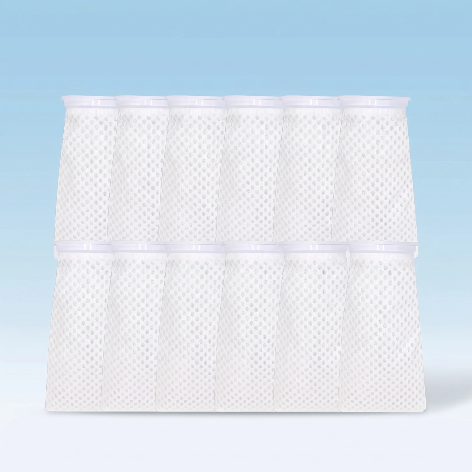 12 Pieces Aquarium Filter Bag with Rim Fine Mesh Aquarium Filter Bag Efficient Filtration High-Density for Aquatic Keepers