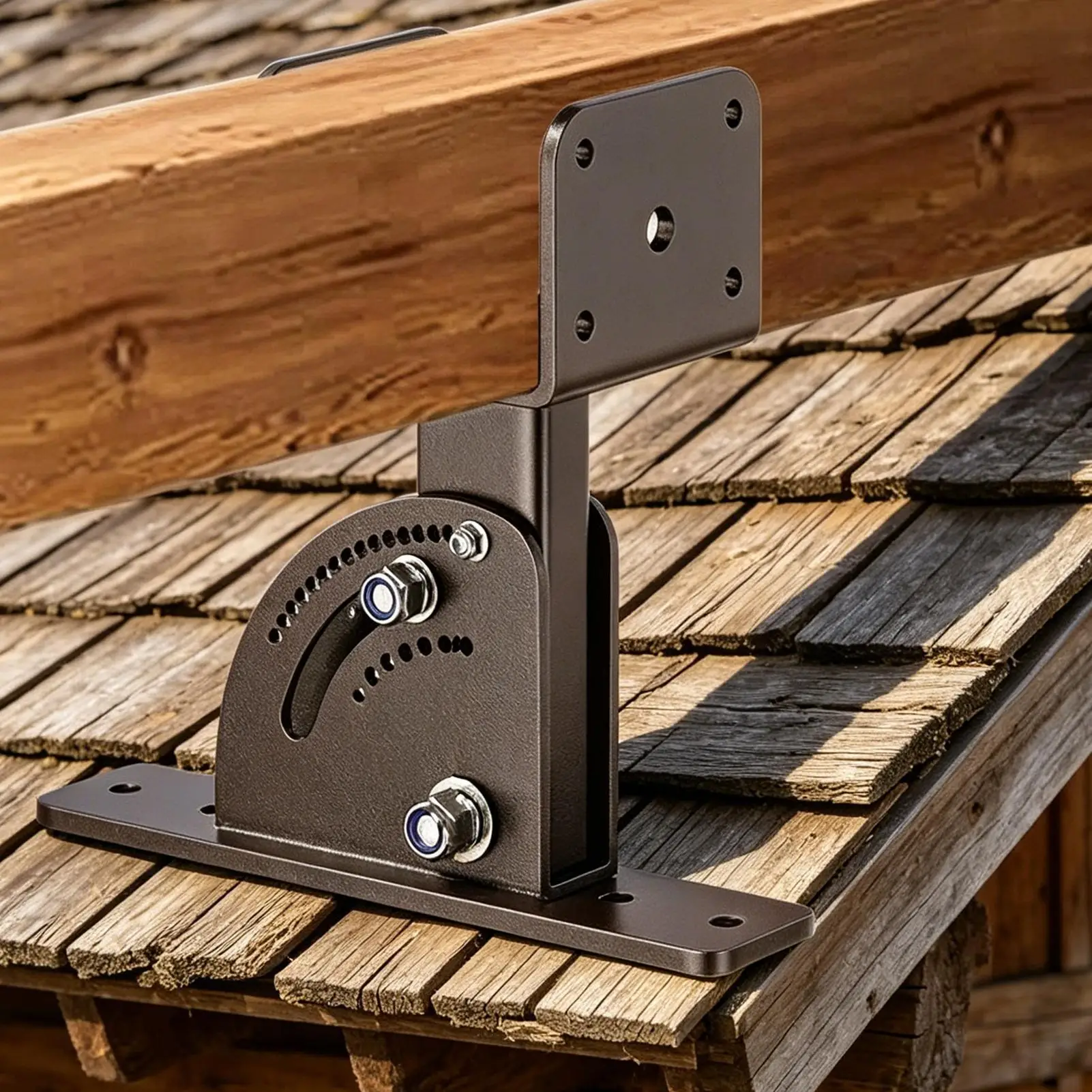 Roofing Riser Brackets Adjustable Secure Locking Roof Mounting Bracket Kit For Gazebos Carports Patios Pergola Outdoor Home Dorm