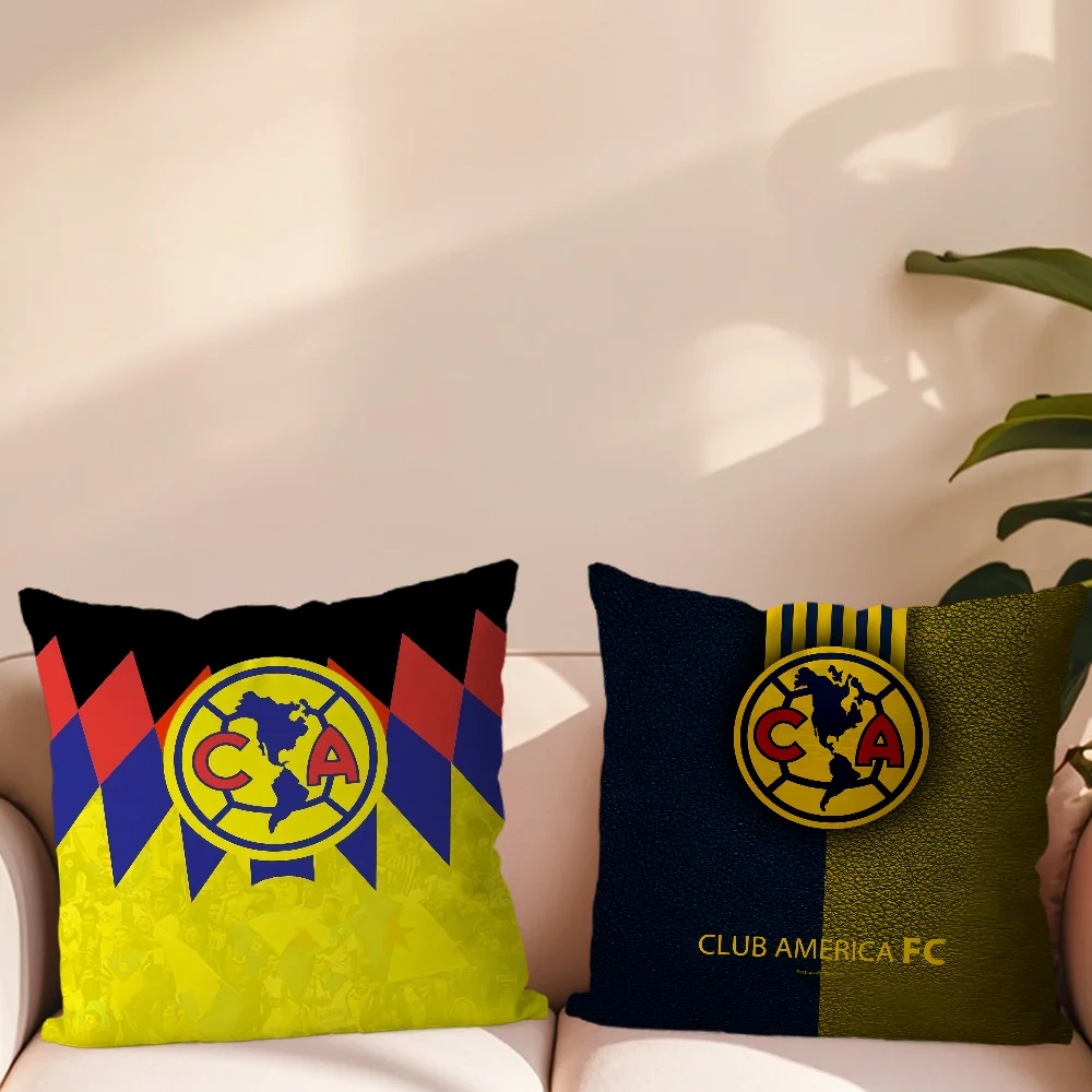 Football Club America Pillow Case Soft Cushion Cases for Farmhouse Sofa Decor Home Decorations and Protector