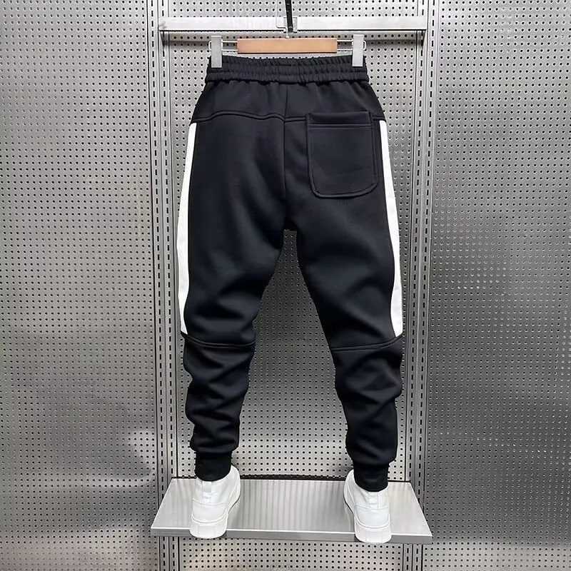 Plus Size Sport Casual Mode Joggers Trainingsbroek Voor Mannen En Vrouwen Veelzijdige Herfst En Winter Been Binding Harem Joggingbroek