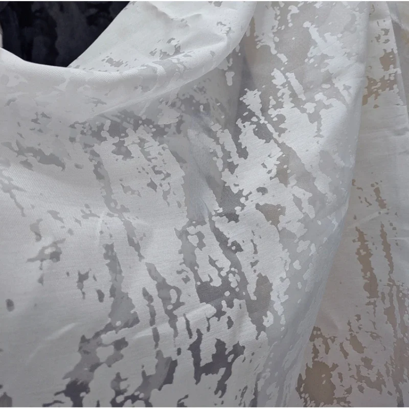 

Organza Fabric Burnt Flower Process Lightweight Straight Texture Designer Cloth Apparel Sewing Fabric Rayon Polyester Material