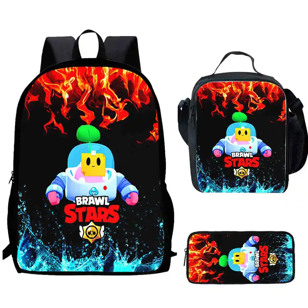 Cartoon Child School Backpack With Lunch Bags Pencil Bags For Kindergarten,Best Gift For Boys and Girls