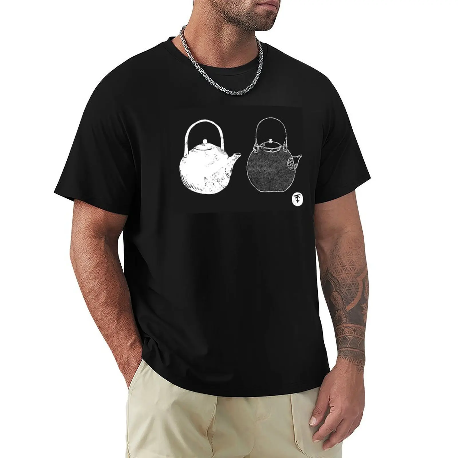 Chadan Tomlin Ceramics teapot T-Shirt men t shirt cotton 100% T-Shirt