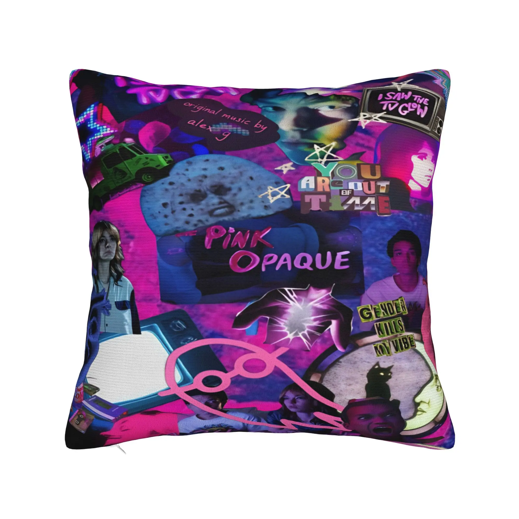 Bedroom Decor I Saw The TV Glow  Pillowcase Merch  Pillow Cover Square Multi Size