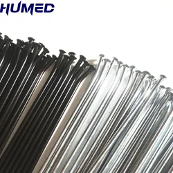 36pcs/lot 8G/9G/10G bicycle spoke diameter 3.2/3.5/4.0mm E-bicycle motorcycle 45 # steel wire length 152-250mm