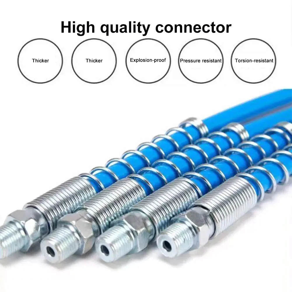 Grease Gun Coupler 10000 PSI Leak-Free Grease Nozzle Two Press Quick Release Grease Oil Pump Tip Easy To Push Repair Accessories