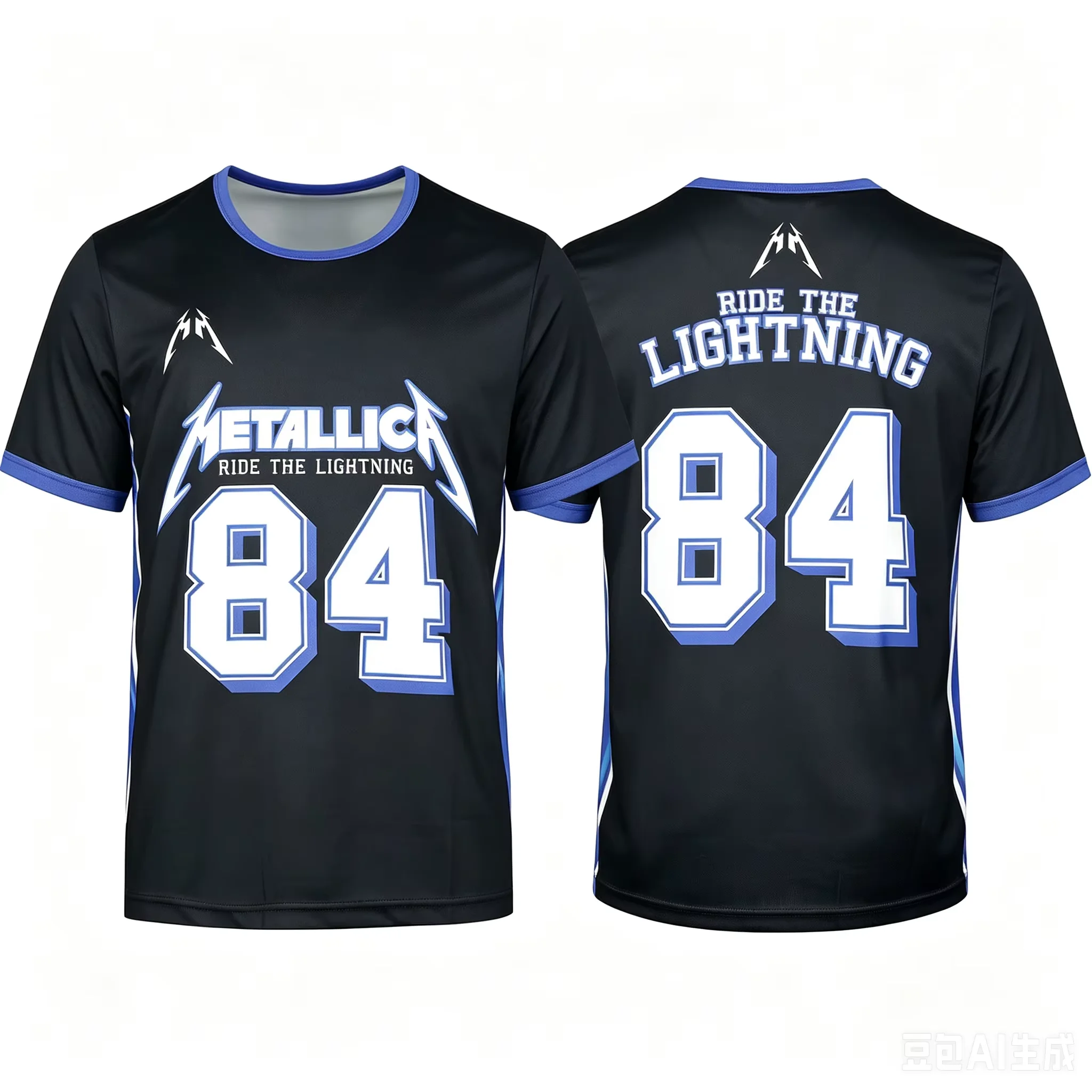 2026 Sommer Metallica Rockband Jersey T-Shirt für Männer und Frauen, atmungsaktive Fan-Geschenke, Kurzarm, locker geschnittene Y2K-Oberteile – Detail 4