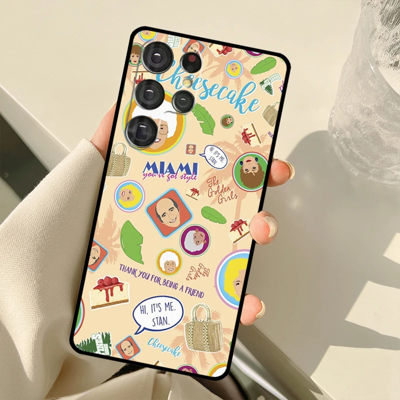 Custodia Golden Girls per Samsung Galaxy S25 Ultra S21 S22 S23 S24 Ultra S9 S10 Plus S20 FE S25 FE Cover posteriore