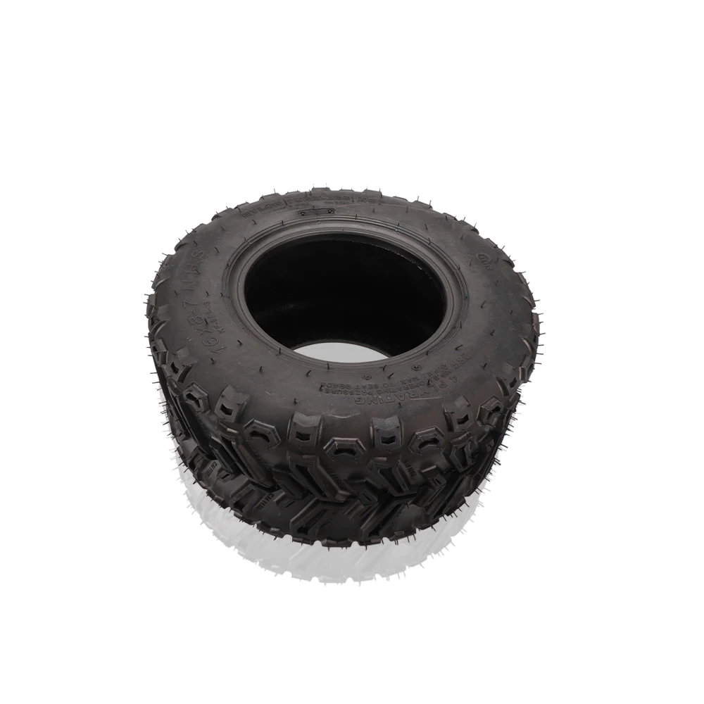 Four-Wheel Kart Beach Motorcycle Accessories Front and Rear 16x8-7 Inch Vacuum Thickened Tires Off-Road Vacuum Tire Modification