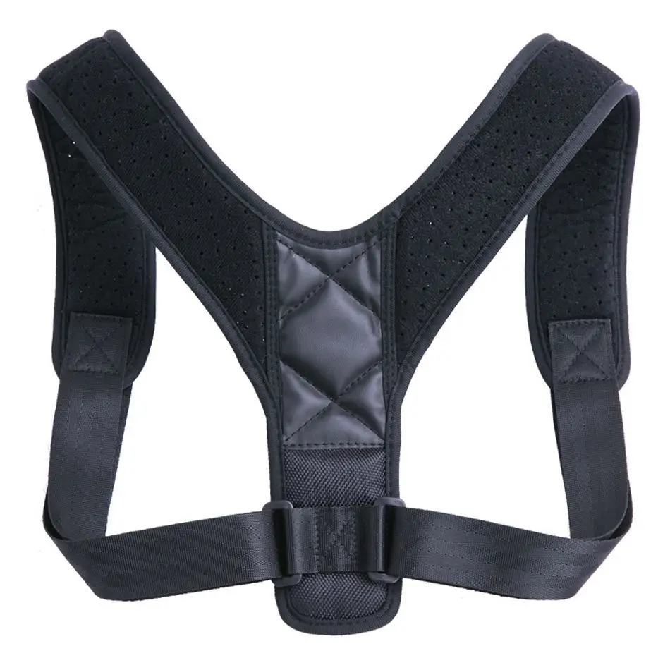 Picture 3: Posture Corrector Back Brace for Men Women Adjustable Hunchback Corrector Belt Upper Back Support Straightener