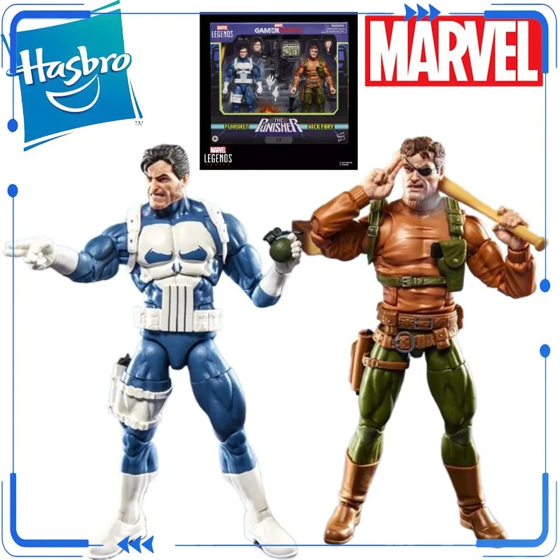 

Оригинальные фигурки Hasbro Marvel Legends в масштабе 1/12, фигурки The Punisher и Nick Fury, игрушки для мальчиков и девочек, подарок, коллекционная модель