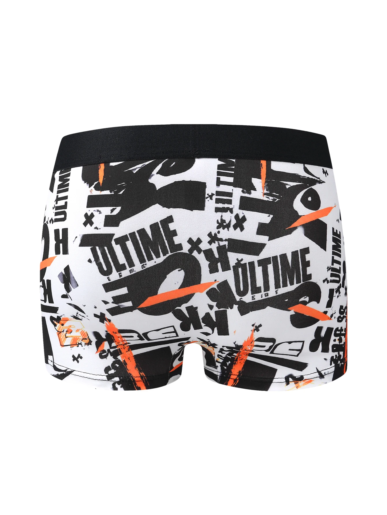 10-Pack Men's Boxer Briefs Football Print Retro Graffiti Mid-Waist Briefs Soft High Elasticity Skin-Friendly for Students And Yo