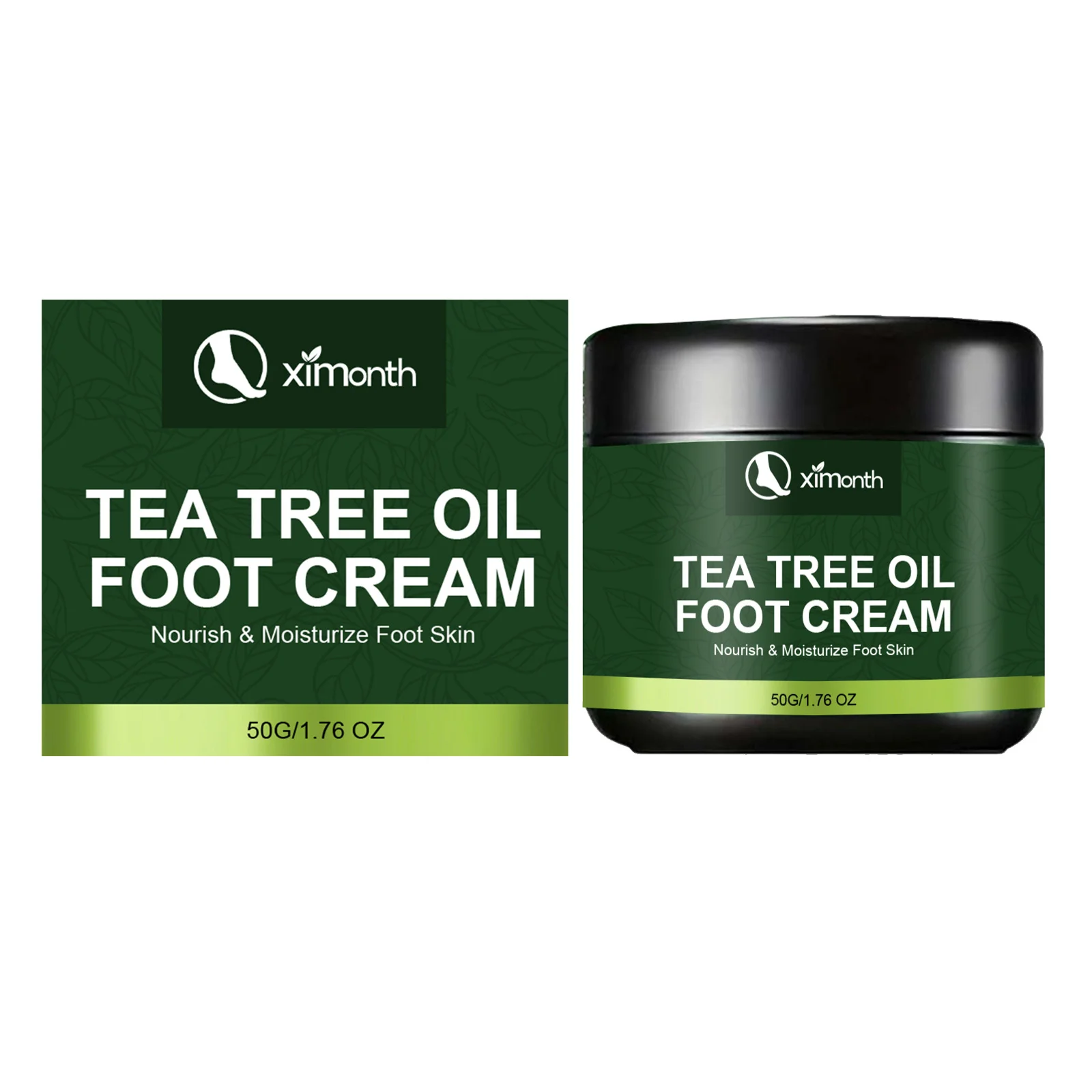 Tea Tree Oil Foot Cream Improve Heel Dry Roughness Skin Exfoliate Dead Skin Lasting Moisturization Cracked Repair Foot Cream