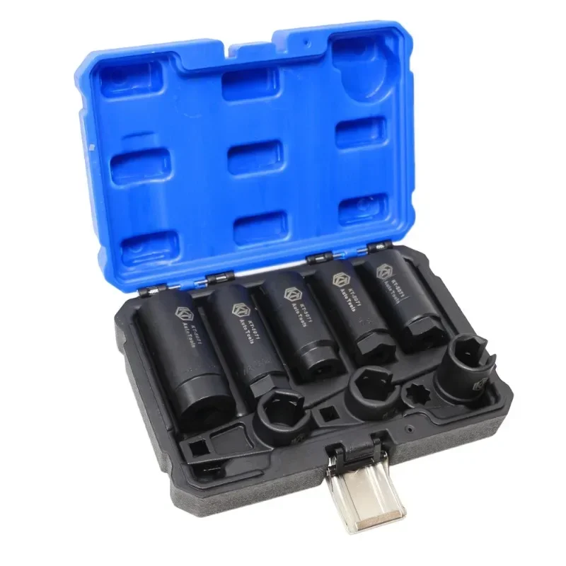 22Mm oxygen sensor sleeve 27mm wrench set for disassembly and assembly flag