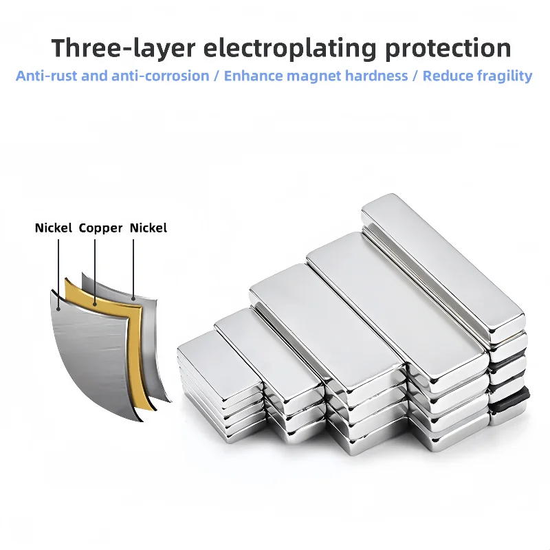 5pcs/lot  square strong magent with a diameter of 50mm, suitable for refrigerators, offices, and handheld devices.