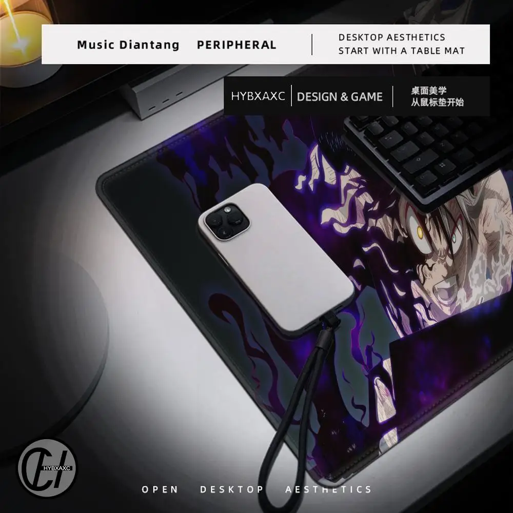 Anime  Mouse Pad Black Clover Computer Gaming MousePad Large Mouse pad PC Accessory Mause Carpet Desk Mat keyboard pad