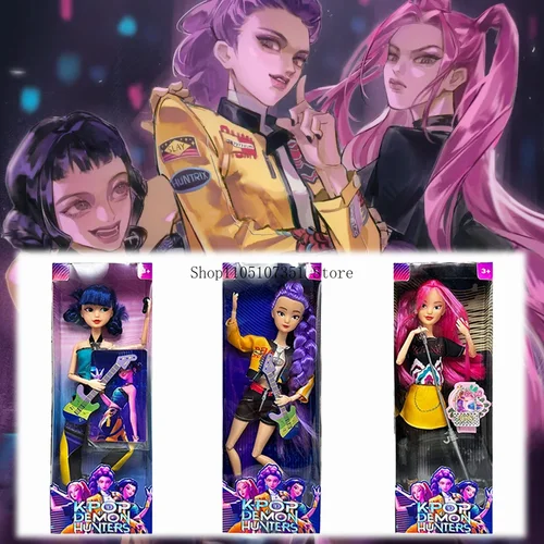 Imagen 1 del producto Nueva figura de cazadores de demonios Kpop, juguete Rumi Mira Zoey, muñeco de vinilo, regalos de Navidad y cumpleaños para fanáticos de K-pop, figura de vinilo coleccionable