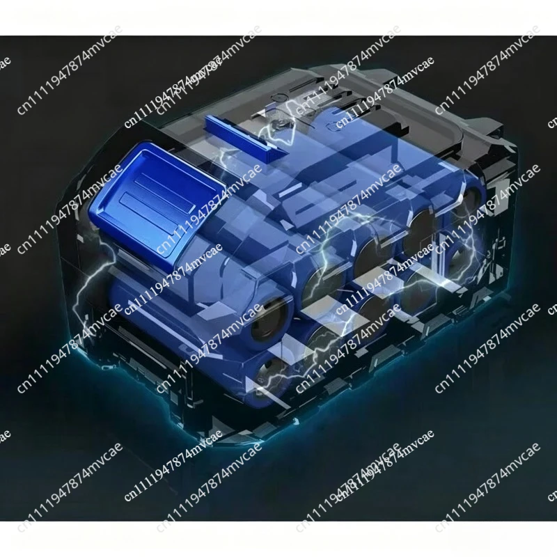 Automatic Wire Pulling Machine, Rechargeable Li-ion Cord Threading Tool for Electrician, Wall Wiring Guide with Nylon Line