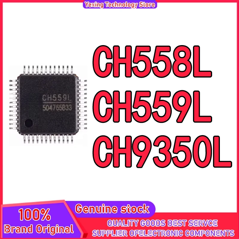 5PCS CH558L CH559L CH9350L LQFP-48 100% Novo Original em estoque