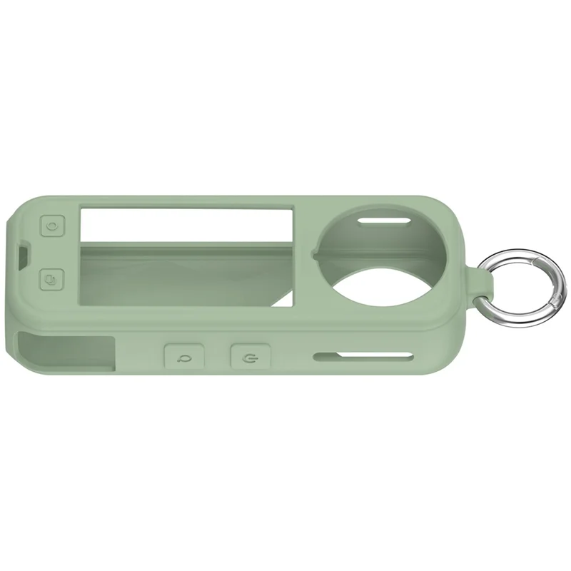 SQPP-Para Insta360 X5 Funda protectora de silicona Cubierta liviana para cámaras de acción panorámicas, verde
