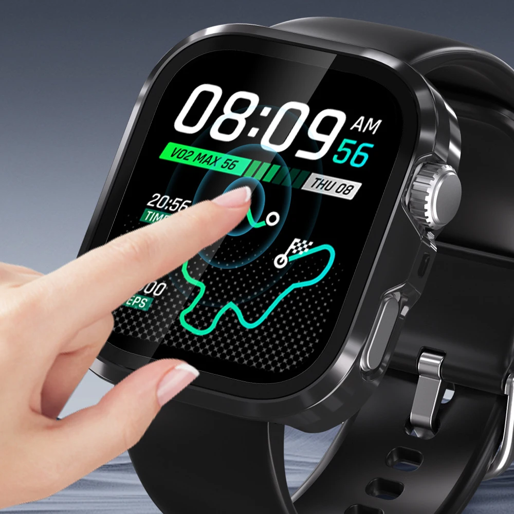 Glas+Hülle für Huawei Watch Fit 5 4 Rundum-Displayschutz Hartplastik-Stoßfänger Gehärtetes Glas Uhrenhülle Huawei Watch Fit 5 Pro – Detail 5