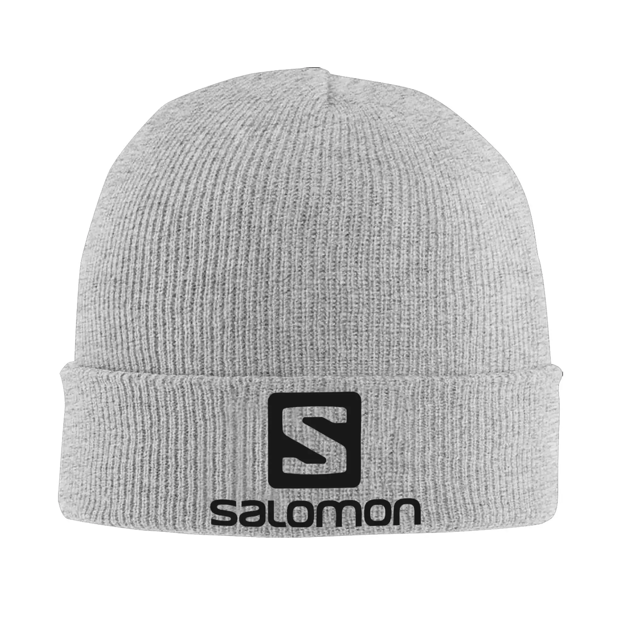 Salomons Logo Hats Autumn Winter Beanie Fashion  Cap Unisex Acrylic Knitted Caps