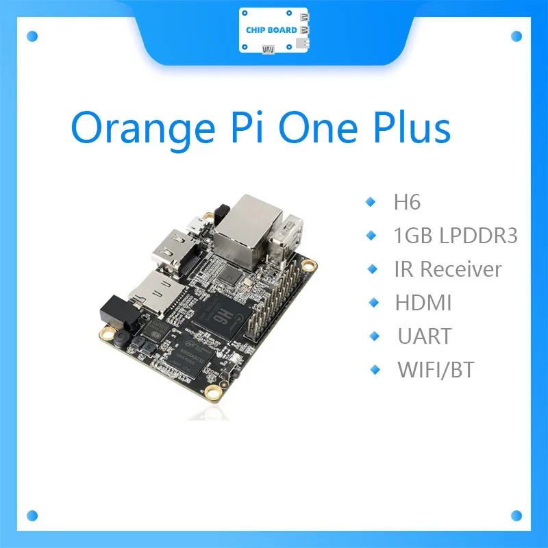 

Четырехъядерный процессор Orange Pi One Plus H6 1 ГБ, 64 бит