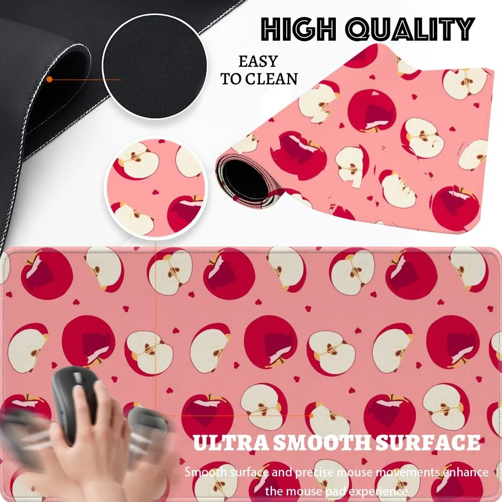 Suitable for offices and homes. Cute aesthetic pink heart background desk organizers and trays alfombrillas gaming