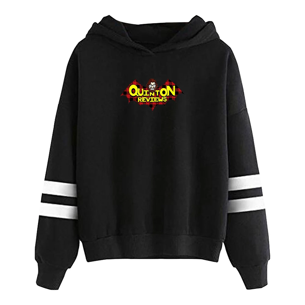 

Quinton Reviews Merch Hoodie Pocketless Parallel Bars Sleeve Streetwear Women Men Hooded Sweatshirt 2024 Funny Clothes