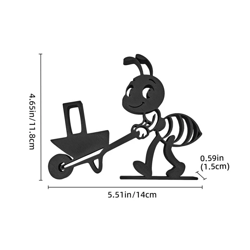 Cute ant tissue holder 3D printed Ant paper roll holder, bathroom minimalist roll paper ornament
