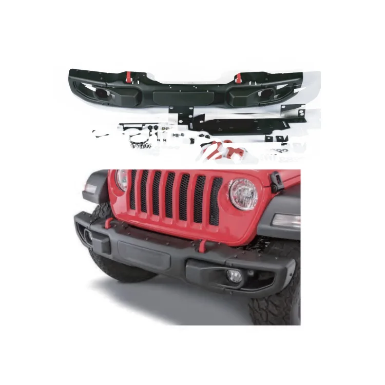 High quality OEM Customization Pipe style the tenth anniversary Front rear Bumper for jeep wrangler JL 18+