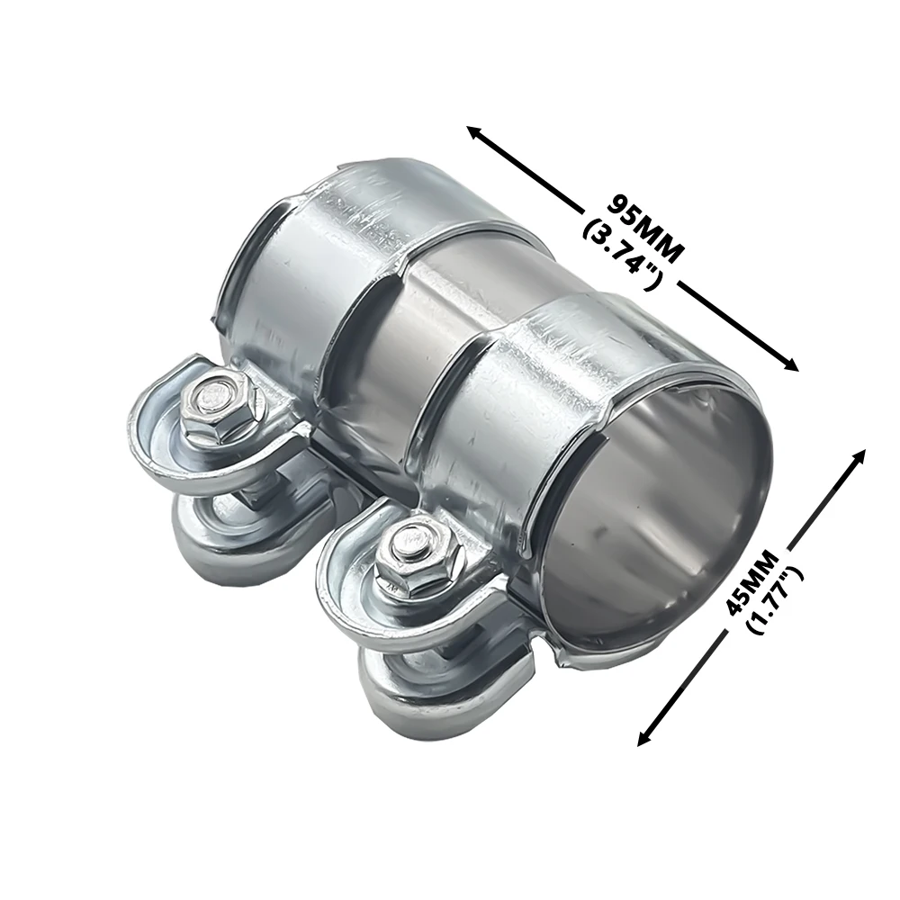 

2Inch Exhaust Clamp V Band Motorcycle Car Pipe Stainless Steel System Systems Car Engines Engine Accessories