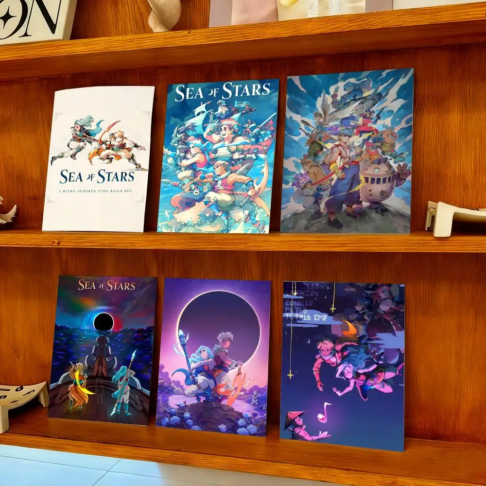 CRPG Game Cool S-Sea of Stars Poster Self-adhesive Painting 
