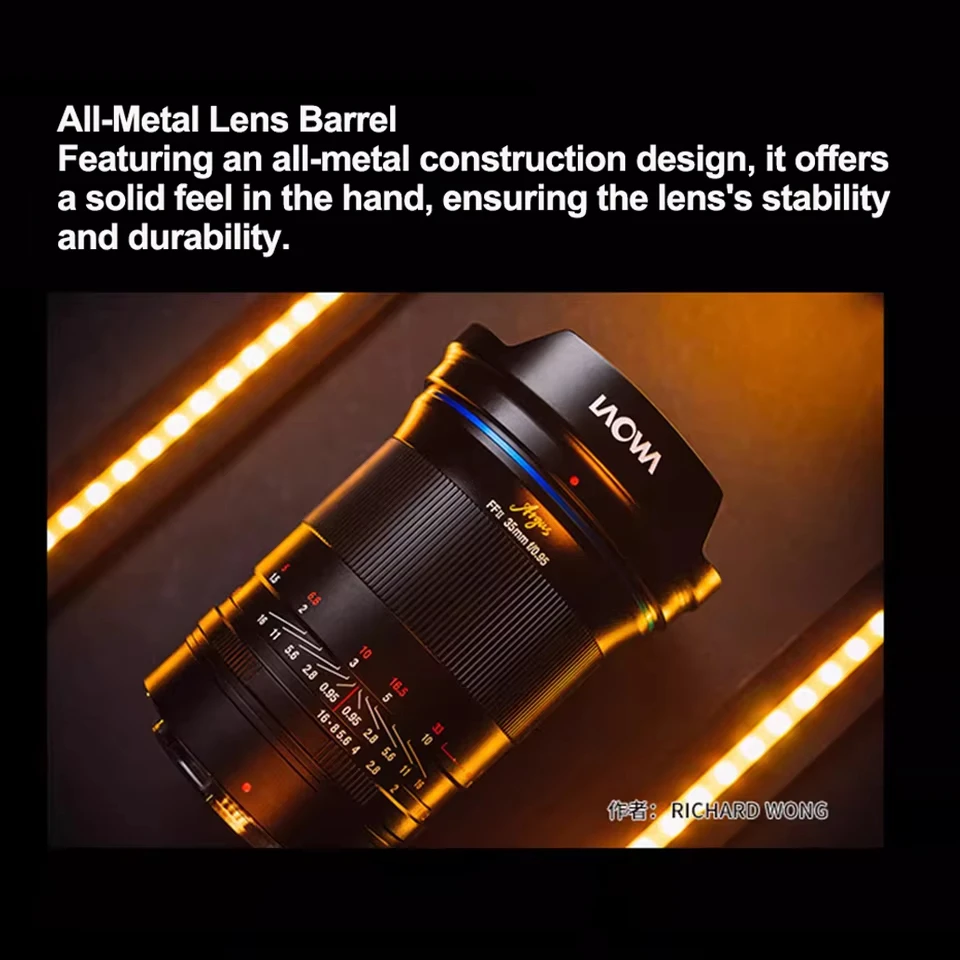 Laowa FF II Argus MF 35mm F0.95 إطار كامل فتحة كبيرة عدسة السماء المرصعة بالنجوم لكاميرا Canon RF Nikon Z Sony E Mount #5
