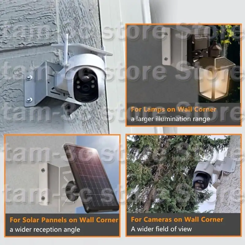 D0UA Universal Camera Mount Stand สำหรับอุปกรณ์ติดตามความปลอดภัยที่มีมุมปรับได้